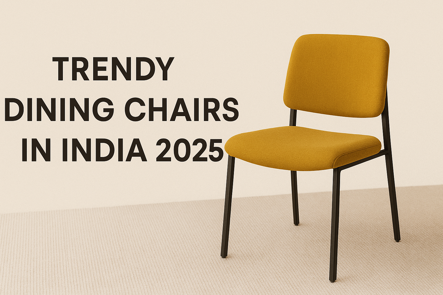 Trendy Dining Chairs in India: Transform Your Dining Space