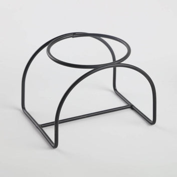 Gold Metal Planter with Black Stand – Small Decorative Indoor Pot (Custom Colors & Sizes)