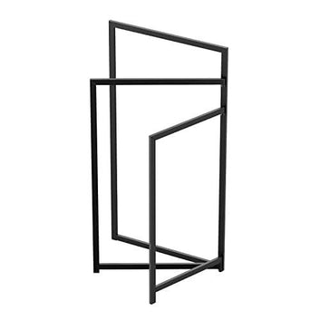 Modern Metal Floor Towel Stand – Minimalist Bathroom Rack