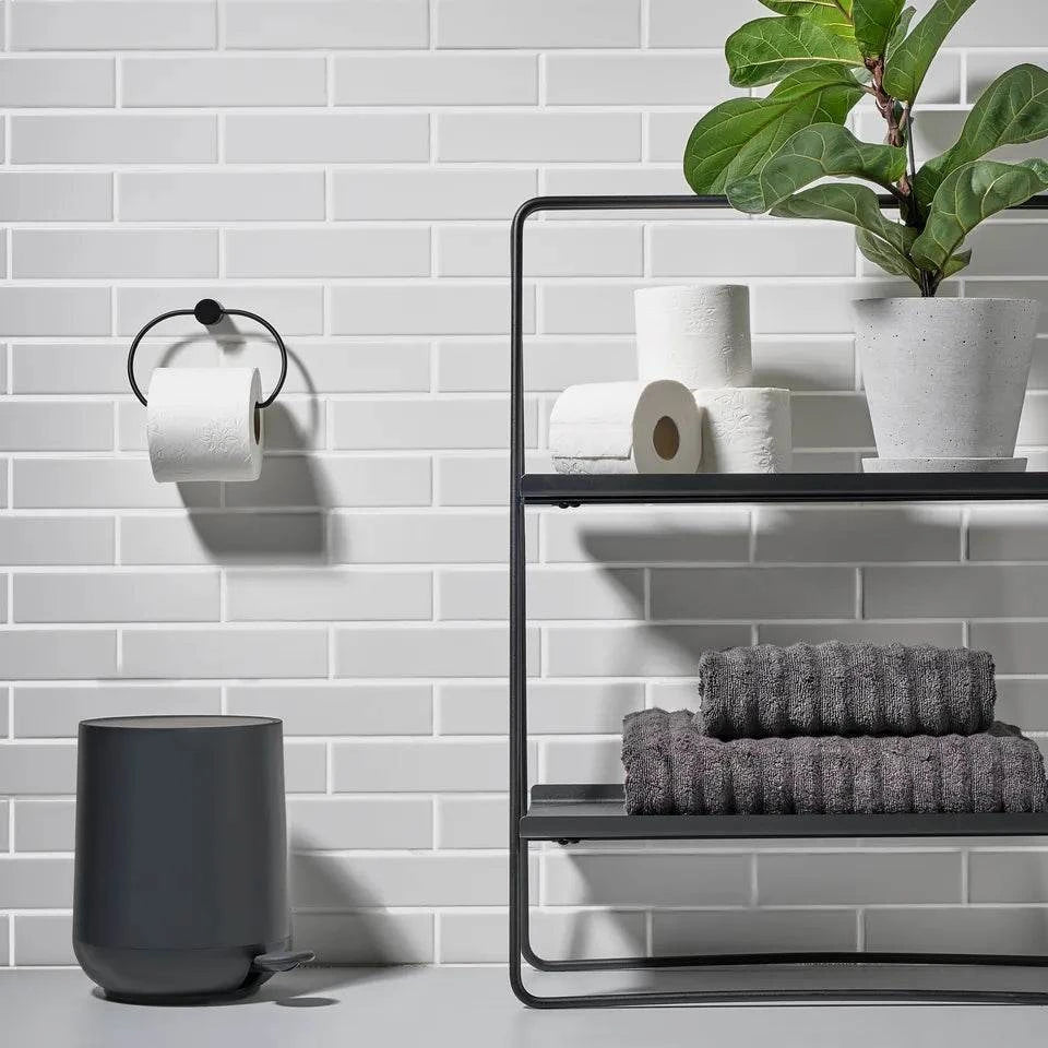 2-Tier Metal Storage Rack for Bathroom, Office