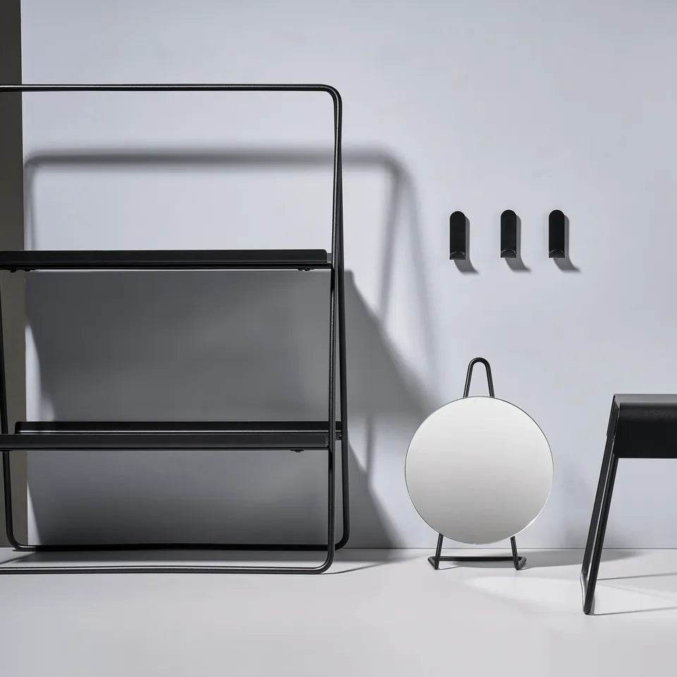 2-Tier Metal Storage Rack for Bathroom, Office