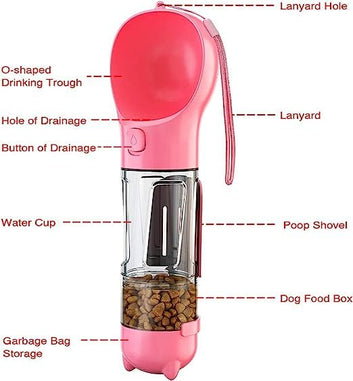 Cats And Dogs water bottle For travel