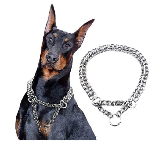 Dog Choke Chain With Smooth Rounded Edges - furely