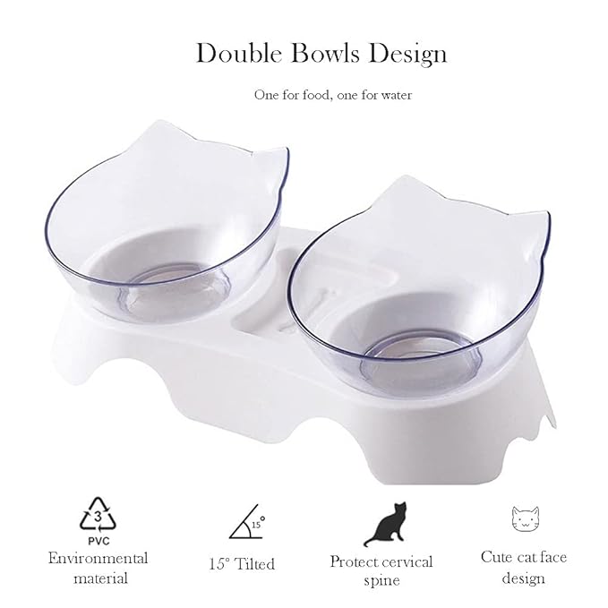 Non-Slip Elevated Pets Feeder Bowls - furely