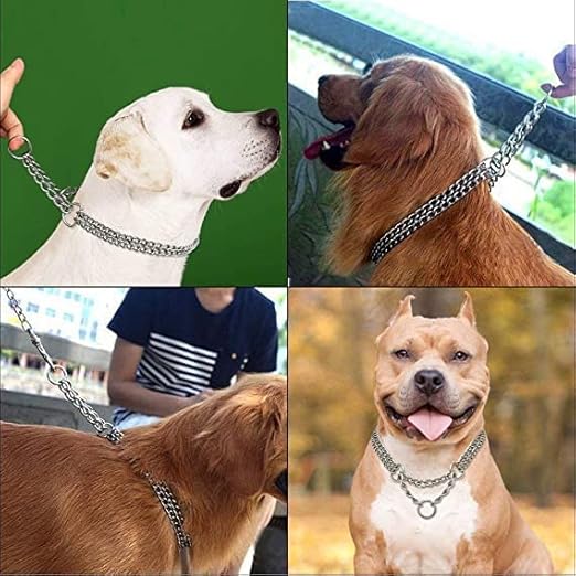 Dog Choke Chain With Smooth Rounded Edges - furely