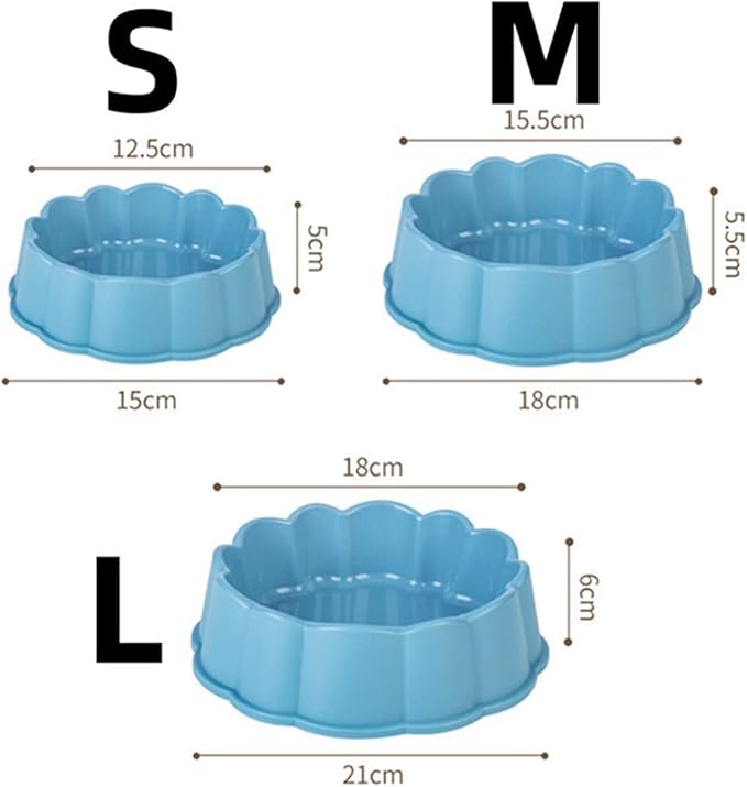 Frosted Lace Dog Bowl With Plastic Material - furely