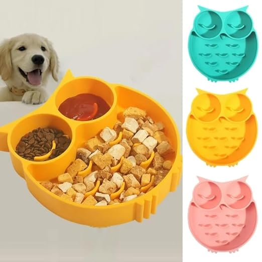 Pet Slow Feeder Bowl For Feeding Food - furely