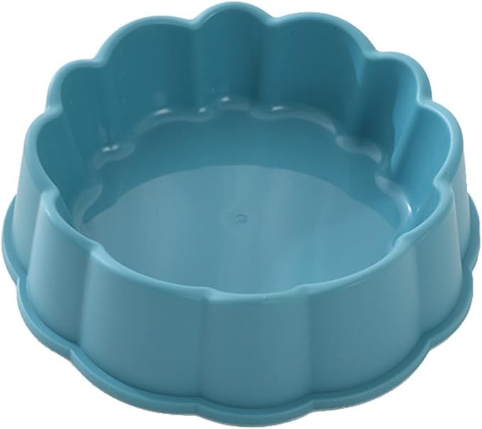 Frosted Lace Dog Bowl With Plastic Material - furely