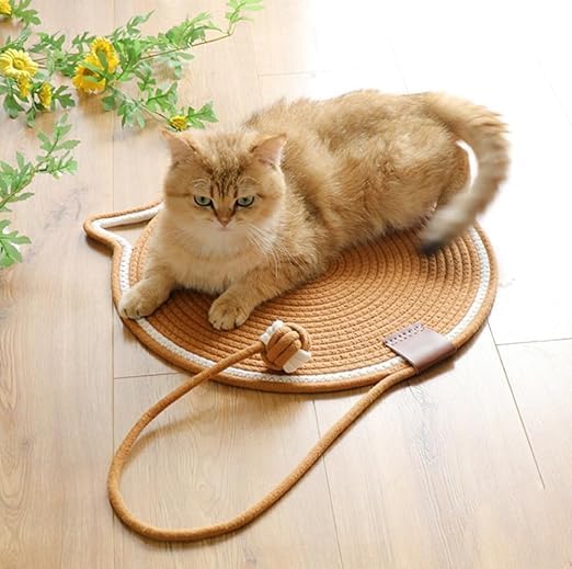 Natural Cotton Rope Cat Scratching Pad