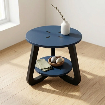 Opal Round Solid Wood Table for Living Room – Furely