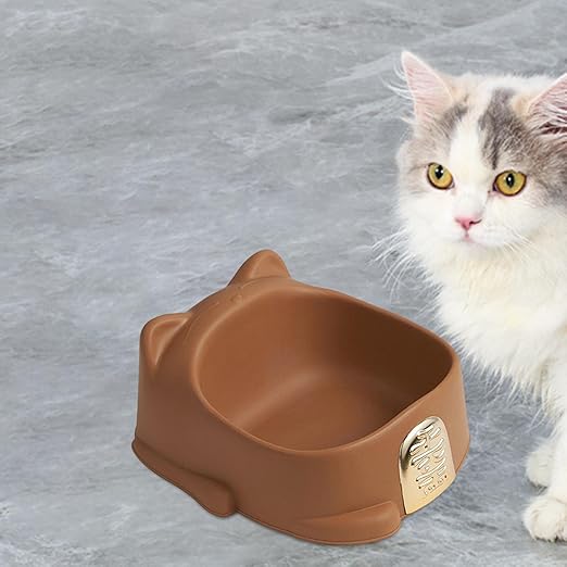 Cat Face Shaped Cat And Dog feeder & Water Feeder - furely