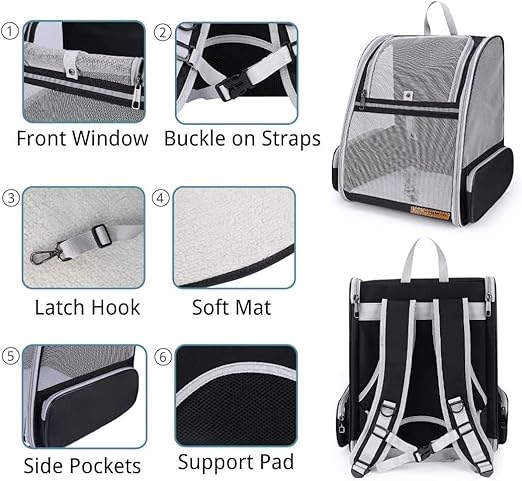 Bag Carrier For Cats And Dogs For Traveling - furely