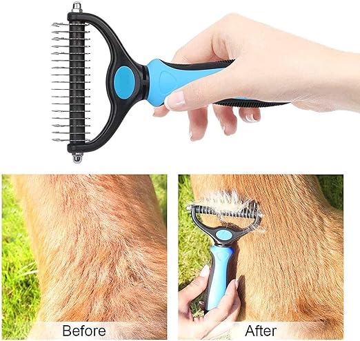 A Dog Brush for Mats & Tangles Removing - furely