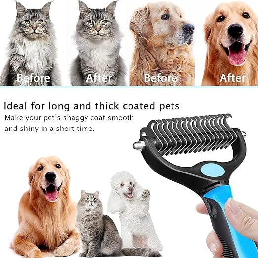 A Dog Brush for Mats & Tangles Removing - furely