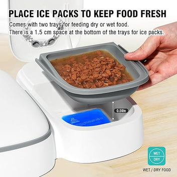 Automatic Cats Feeder For Dry or Semi-Moist Food