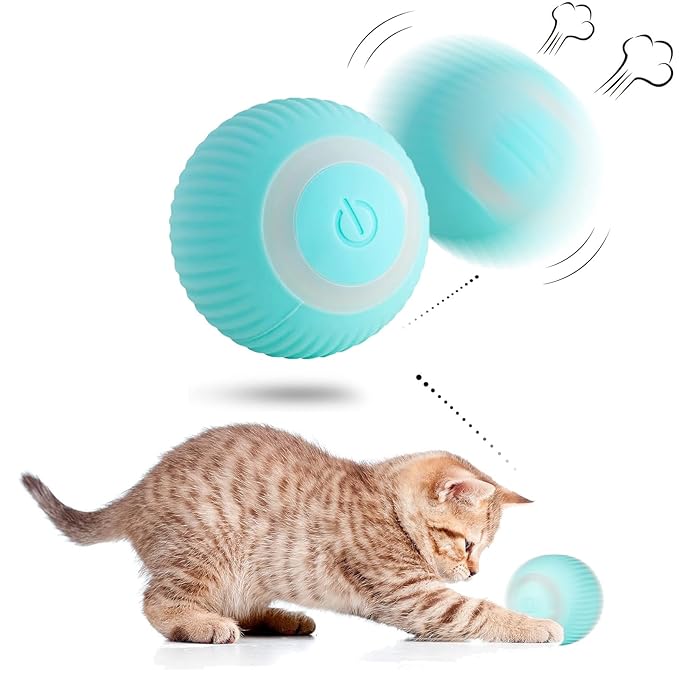 Automatic Moving Rolling Ball for Indoor Cats