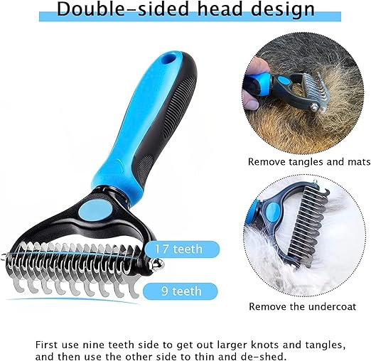 A Dog Brush for Mats & Tangles Removing - furely