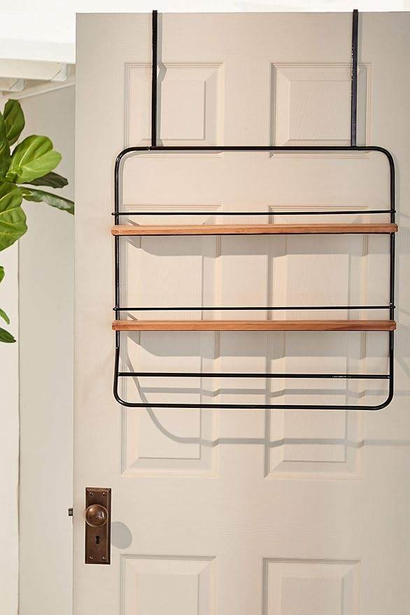 Bathroom Rack Towel 2-Tier Storage with Towel Rack