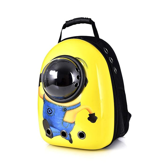 Cat Carrier Backpack Minion with Bubble Window