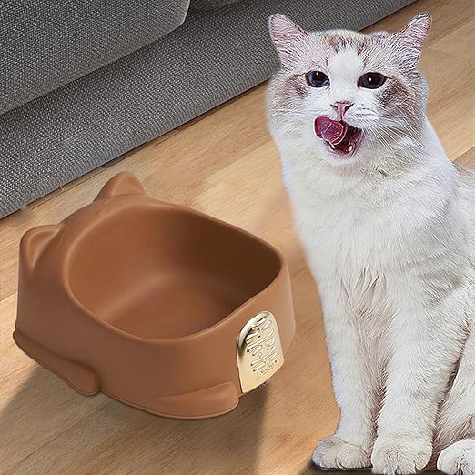 Cat Face Shaped Cat And Dog feeder & Water Feeder - furely