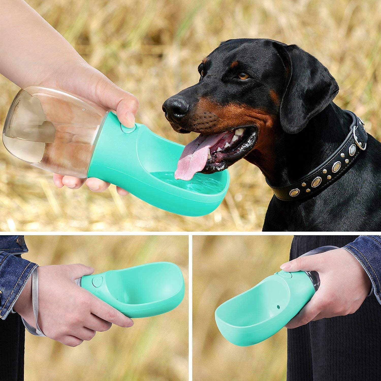 Portable Plastic Water Bottle for Dog&Cat chaarli