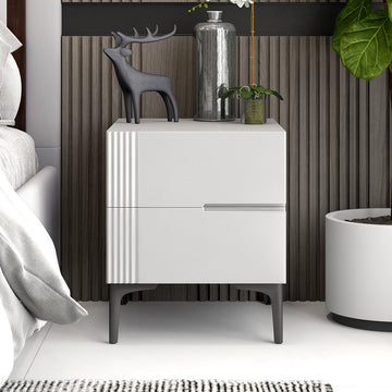 Contemporary Solid Wood Side Tabel For Bedroom