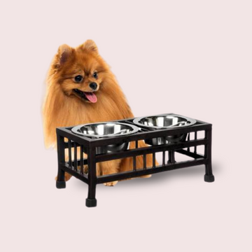 
Iron Stand with Bowl Dinner Set for Cats & Dogs