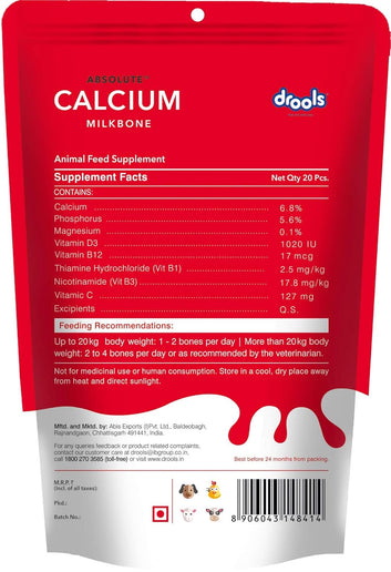 Drools Dog Food Absolute Calcium Bone Pouch