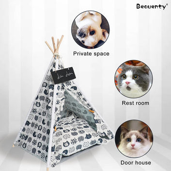 Portable Pet Tent | Small House Cat Indoor&Outdoor