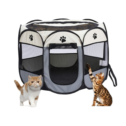 Foldable Playpen For Dog And Cat | Pet Tent House
