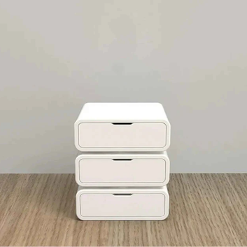 ImperialCraft 3 Drawer Solid Wood Bedside Table - Furely