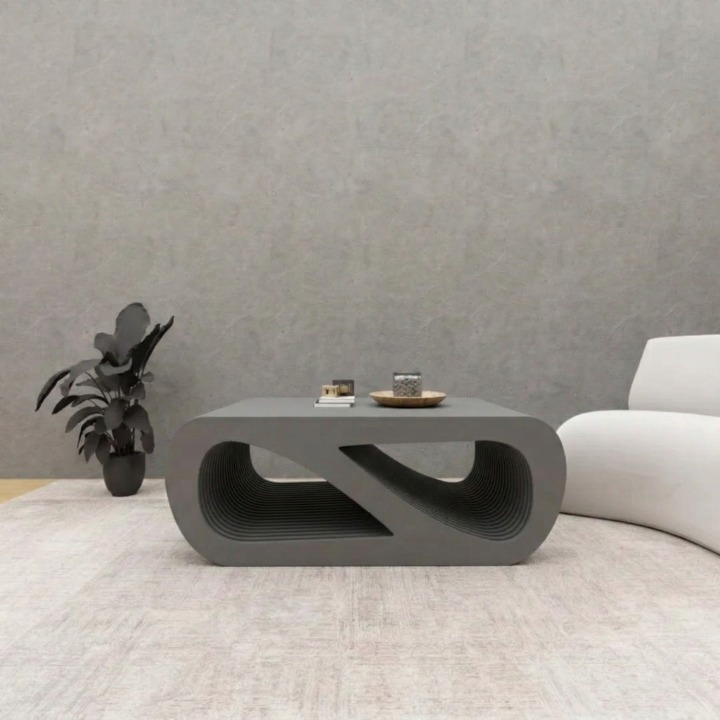 LuxeLayer Modern Solid Wood Coffee Table with Storage – Furely