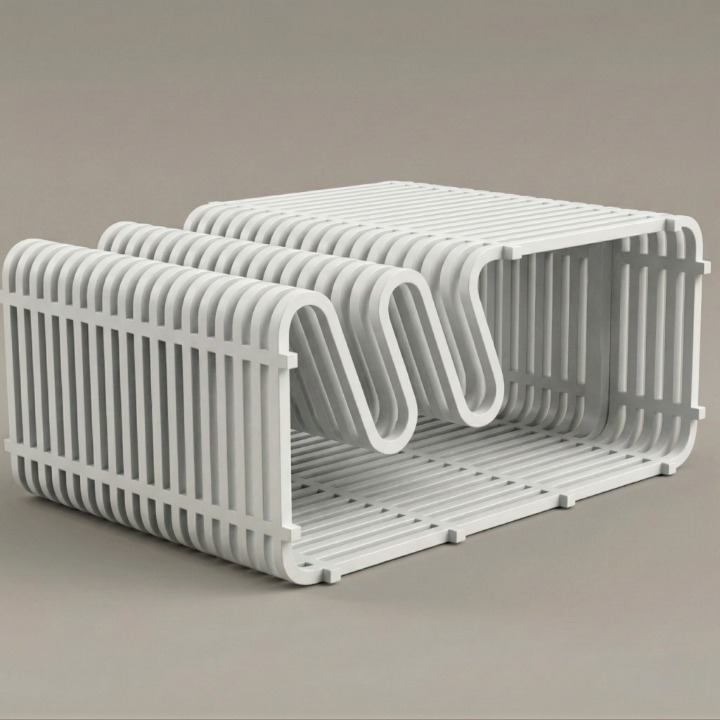 Linea Parametric Solid Wood Coffee Table