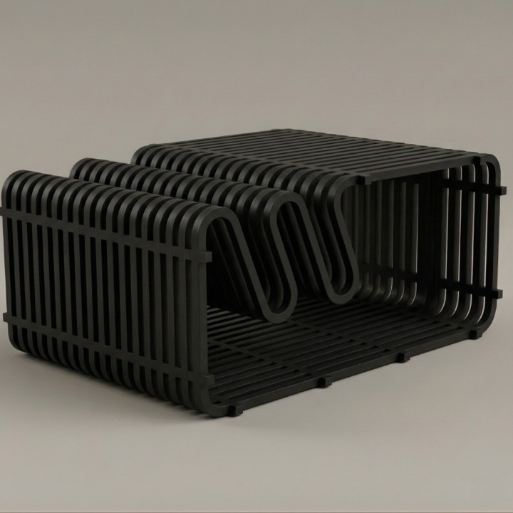 Linea Parametric Solid Wood Coffee Table