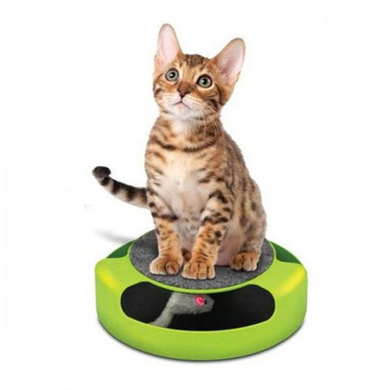 Circular Turntable Toy with Colorful Balls for Cats & Kitten