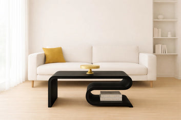 Wooden Coffee Table with Storage For Living Room Furniture