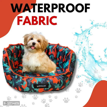 Waterproof Dog Bed With Laminated Filament Teal