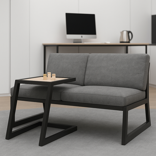 Modern Iron Frame Side Table