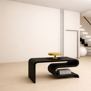 PrimeNest Solid Wood Coffee Table with Storage For Living Room