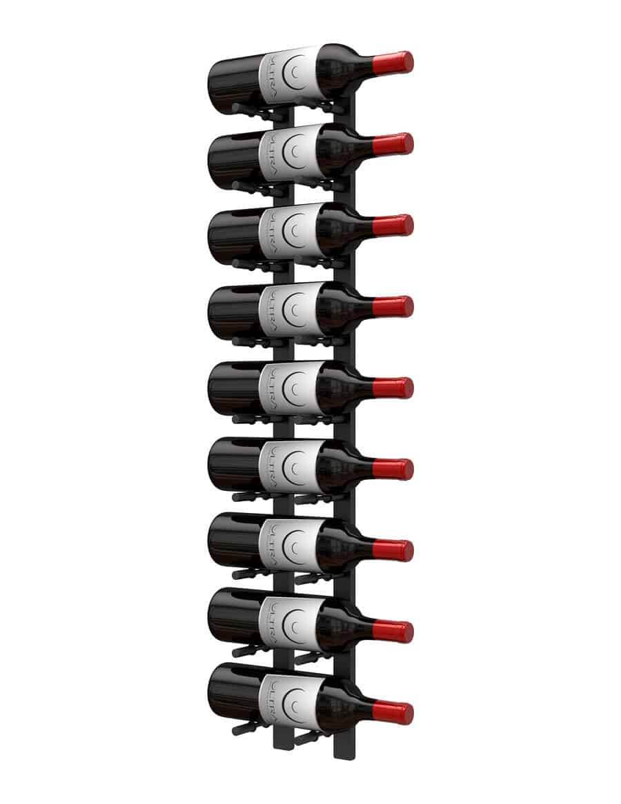 Wall-Mounted Metal Wine Rack – Custom Modern Wine Bottle Holder (200+ Color Options) - furely