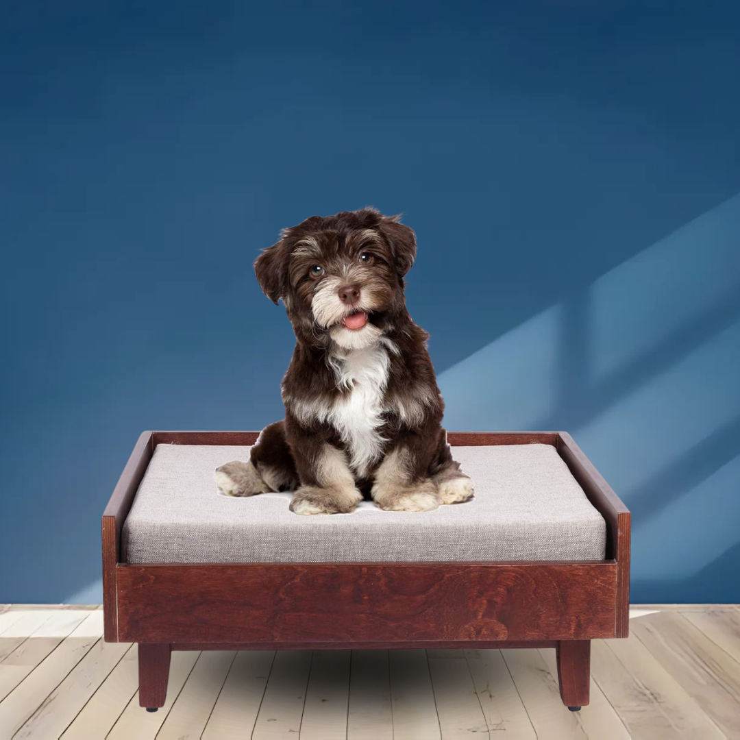 Wooden Dog Bed