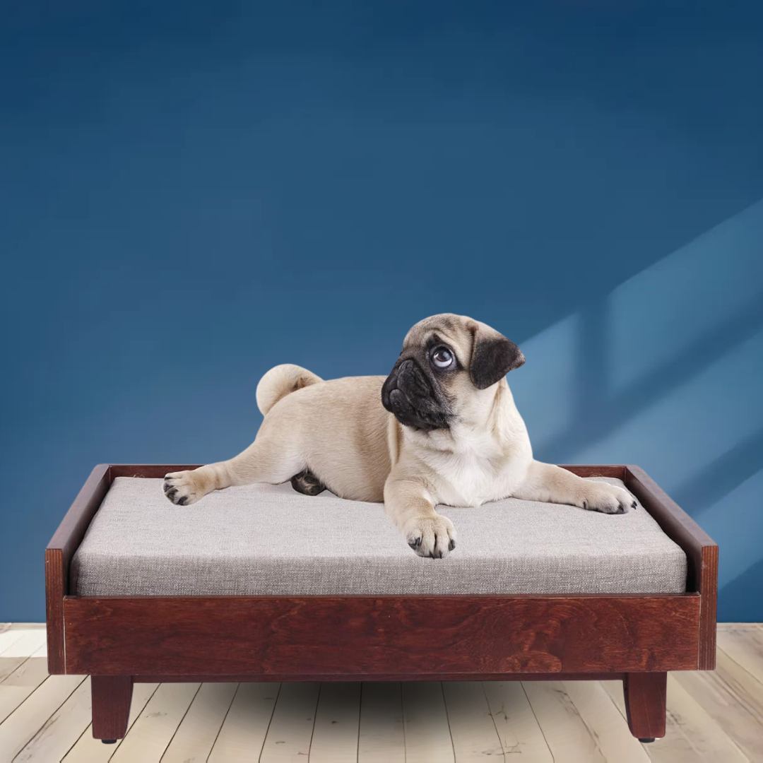 Wooden Dog Bed