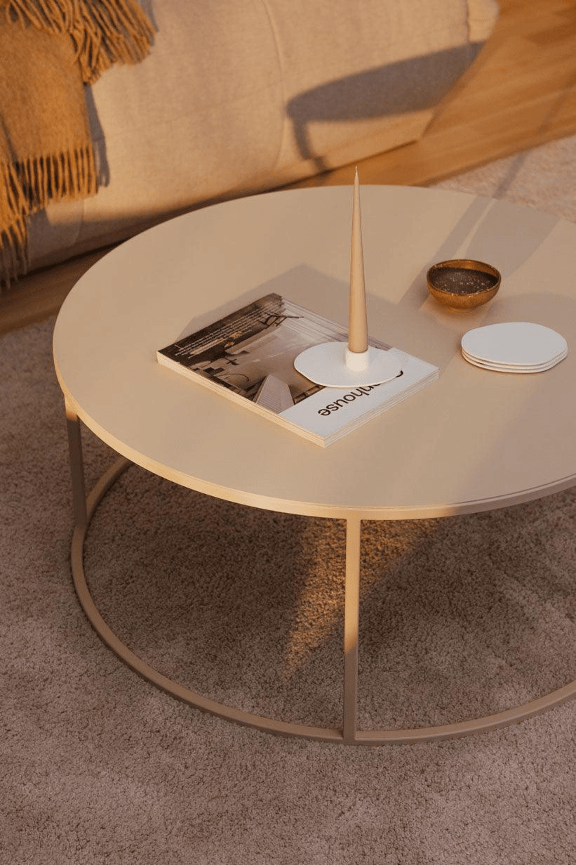 Black Center Table With Custom Colors & Sizes - furely