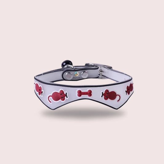 Glowing Cat Collar with Bells Glow (Red Mouse)