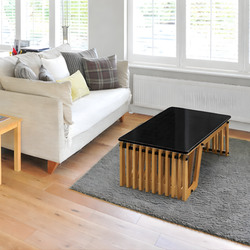 VelvetNest Luxury Solid Wood Center Table – Furely