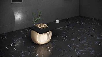 Sculptural Side Table – Parametric solid Wood Base for Living Room - Furely