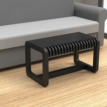 Wooden Coffee Table with Glass Top for Living Room