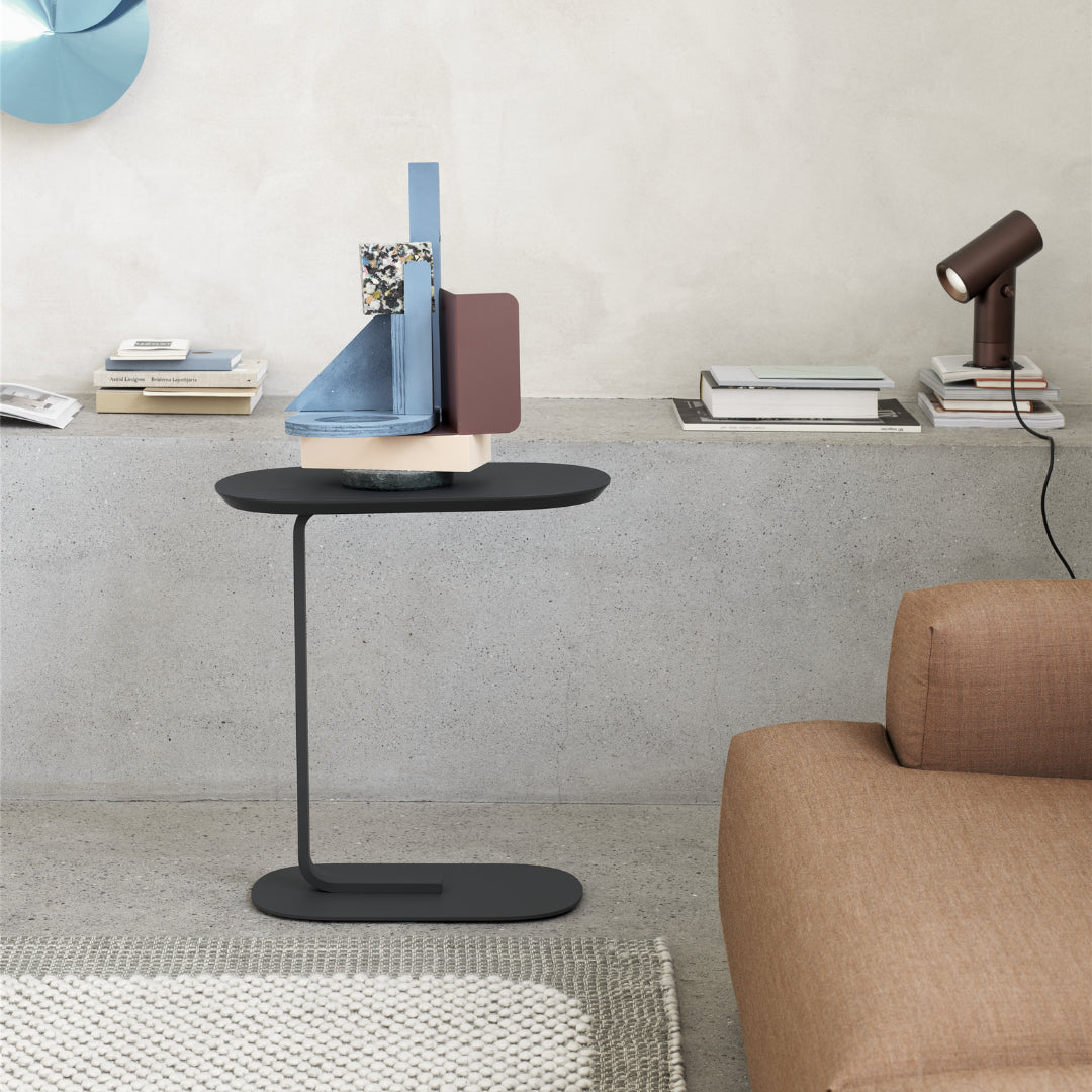 Minimalist Metal Sofa Accent Table