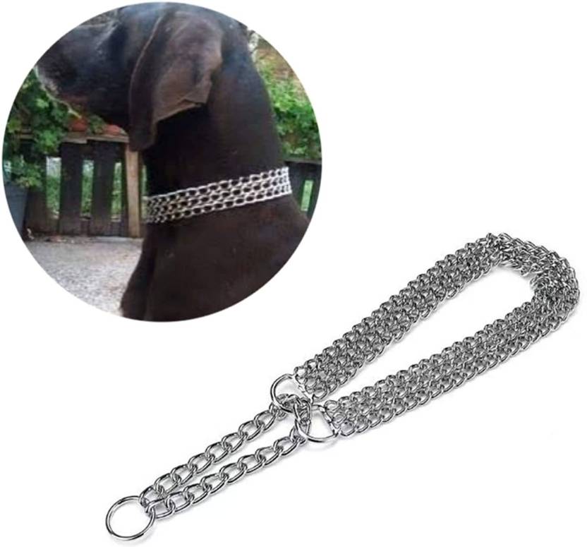 Chrome Stainless Steel Choker Chain For Dogs - furely