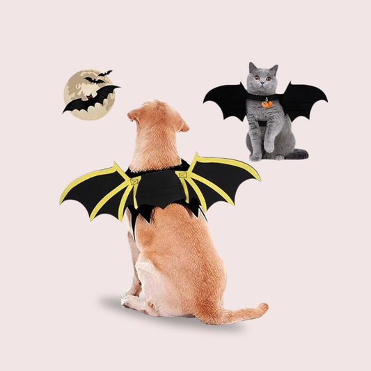 Wing Dog Halloween Costume Bat Felt Clothe